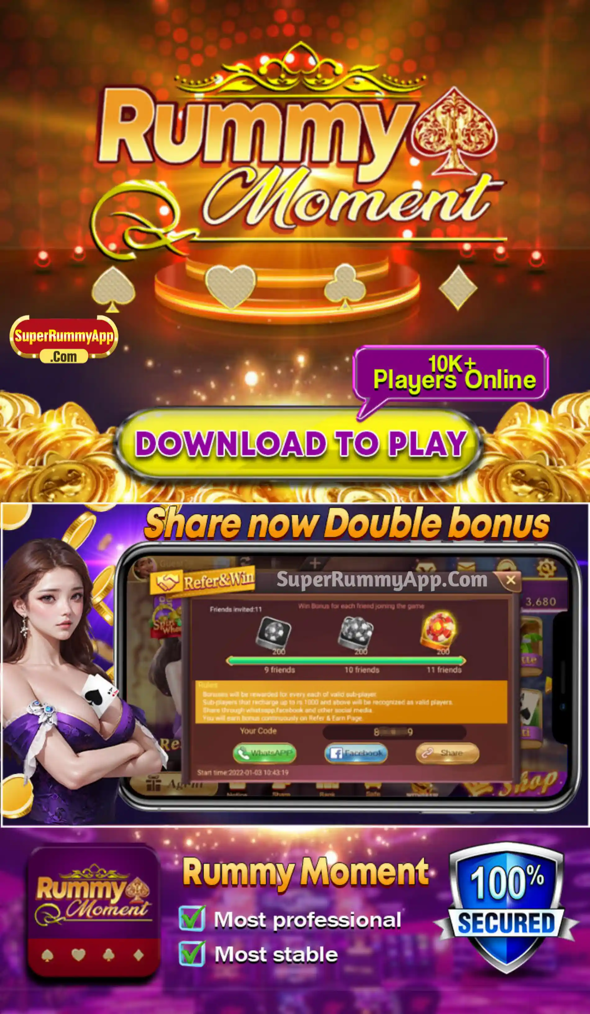 Rummy Moment App Download - Tech Now Baba All Rummy App
