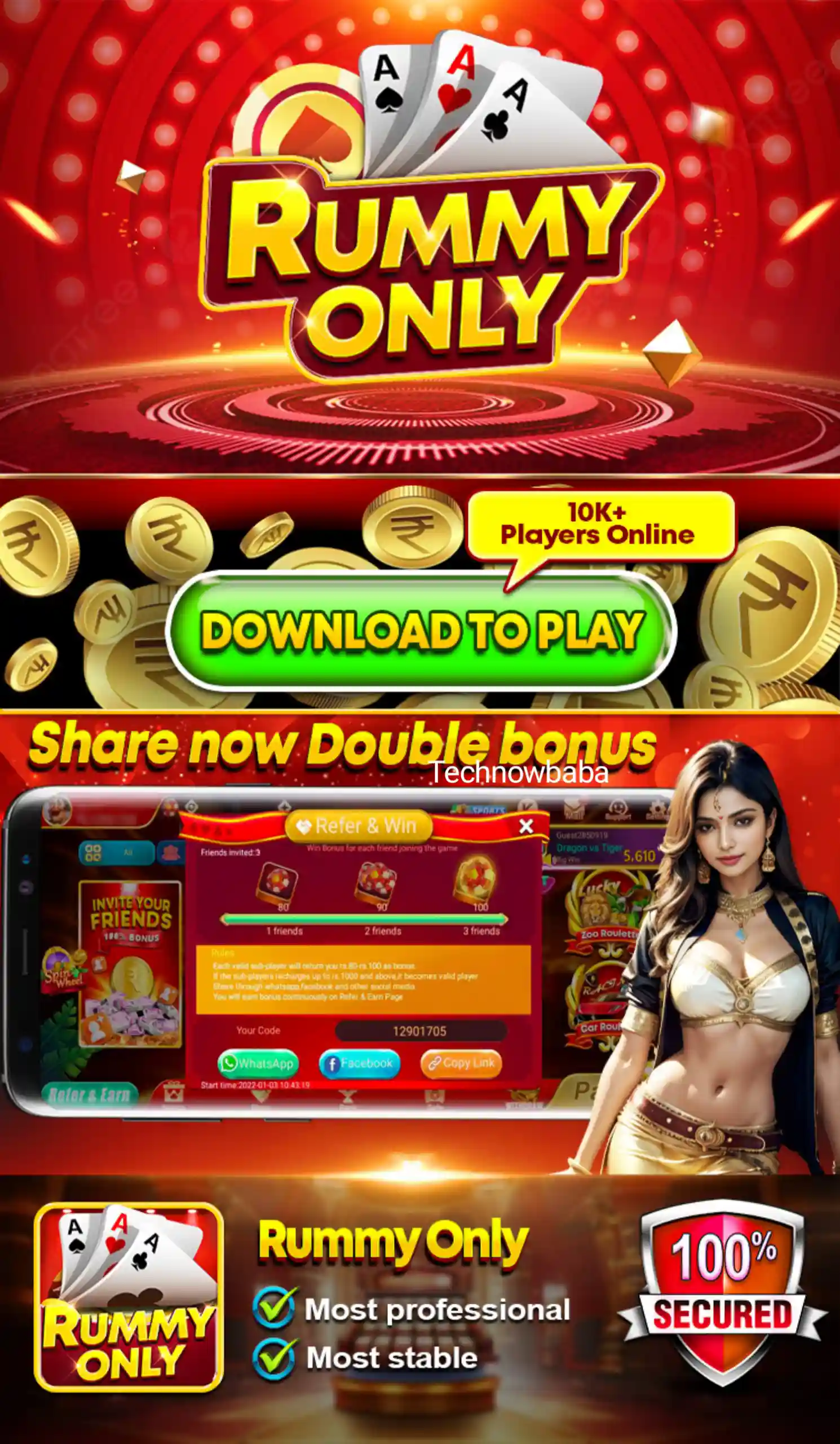 Rummy Only App Download - Tech Now Baba All Rummy App